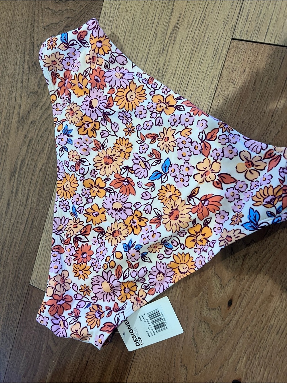 Swim / Bikini Bottoms - Pink/Orange Floral
